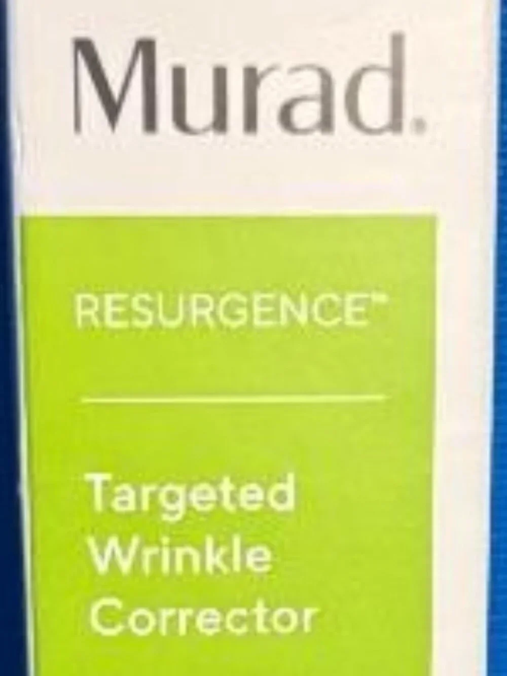 BRAND NEW MURAD RESURGENCE TARGETED WRINKLE CORRECTOR 15 ML / NET VOL 0.5 FL OZ